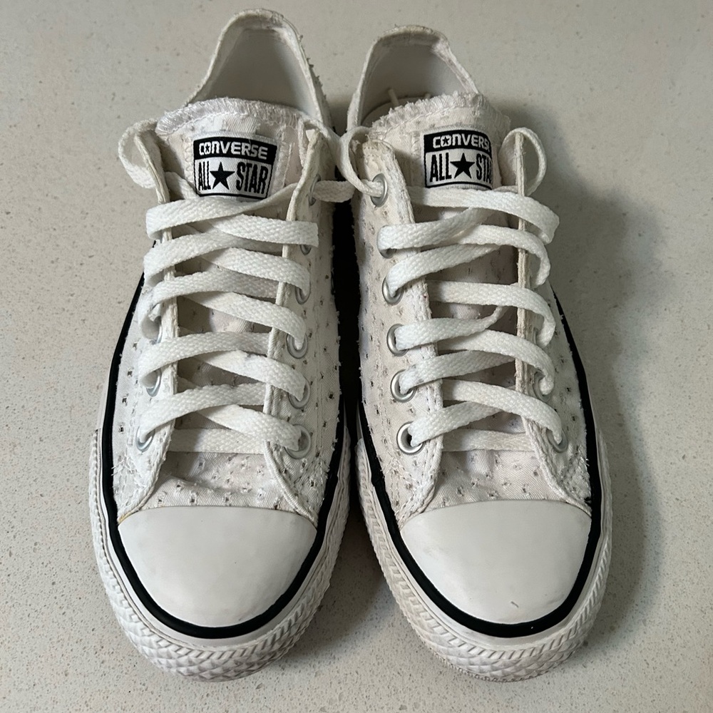 Converse All Stars White Eyelet.
